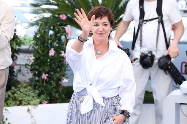 Cannes - Die My Love Photocall Lynne Ramsay posing during the Die My Love photocall at the 78th annual Cannes Film Festival at Palais des Festivals on May 18, 2025 in Cannes, France. Photo by Jerome Domine ABACAPRESS.COM Cannes France  Copyright: xDominexJerome ABACAx
