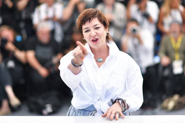 Cannes Die My Love Photocall AM Lynne Ramsay attending the Die My Love Photocall in Cannes, France on May 18, 2025 as part of the 78th Cannes Film Festival. Photo by Aurore Marechal ABACAPRESS.COM Cannes France  Copyright: xMarechalxAurore ABACAx