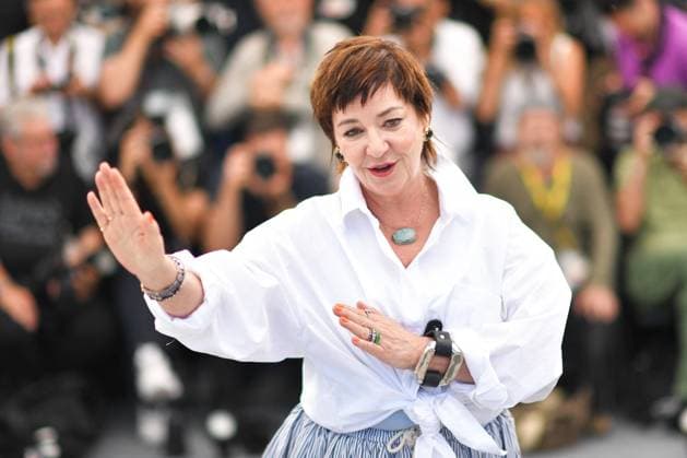 Cannes Die My Love Photocall AM Lynne Ramsay attending the Die My Love Photocall in Cannes, France on May 18, 2025 as part of the 78th Cannes Film Festival. Photo by Aurore Marechal ABACAPRESS.COM Cannes France  Copyright: xMarechalxAurore ABACAx