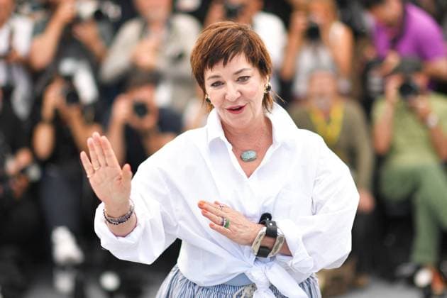 Cannes Die My Love Photocall AM Lynne Ramsay attending the Die My Love Photocall in Cannes, France on May 18, 2025 as part of the 78th Cannes Film Festival. Photo by Aurore Marechal ABACAPRESS.COM Cannes France  Copyright: xMarechalxAurore ABACAx