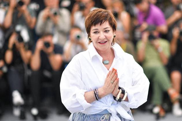 Cannes Die My Love Photocall AM Lynne Ramsay attending the Die My Love Photocall in Cannes, France on May 18, 2025 as part of the 78th Cannes Film Festival. Photo by Aurore Marechal ABACAPRESS.COM Cannes France  Copyright: xMarechalxAurore ABACAx