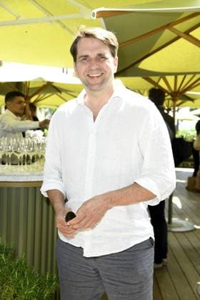 Pierre Kiwitt at the Medienboard reception in Cannes on 17 05 2025