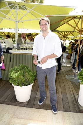 Pierre Kiwitt at the Medienboard reception in Cannes on 17 05 2025