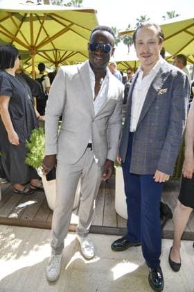 Jerry Kwarteng and Timo Jacobs at the Medienboard reception in Cannes on 17 05 2025