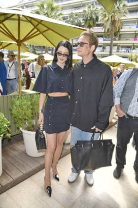 Ruby O Fee and Matthias Schweighöfer at the Medienboard reception in Cannes on 17 05 2025
