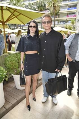 Ruby O Fee and Matthias Schweighöfer at the Medienboard reception in Cannes on 17 05 2025
