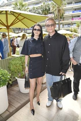 Ruby O Fee and Matthias Schweighöfer at the Medienboard reception in Cannes on 17 05 2025
