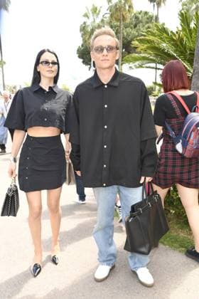 Ruby O Fee and Matthias Schweighöfer at the Medienboard reception in Cannes on 17 05 2025