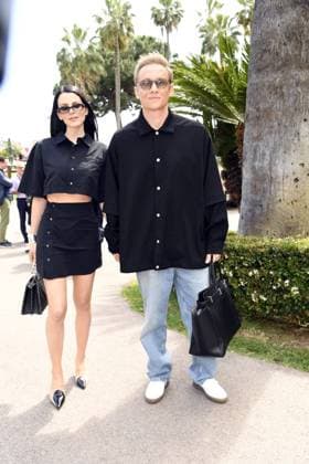 Ruby O Fee and Matthias Schweighöfer at the Medienboard reception in Cannes on 17 05 2025