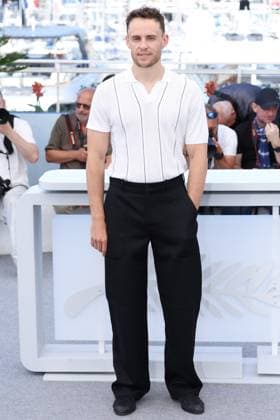 Cannes - Pillion Photocall Harry Lighton posing during the Pillion photocall at the 78th annual Cannes Film Festival at Palais des Festivals on May 18, 2025 in Cannes, France. Photo by Jerome Domine ABACAPRESS.COM Cannes France  Copyright: xDominexJerome ABACAx