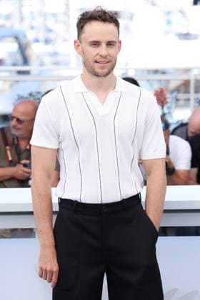 Cannes - Pillion Photocall Harry Lighton posing during the Pillion photocall at the 78th annual Cannes Film Festival at Palais des Festivals on May 18, 2025 in Cannes, France. Photo by Jerome Domine ABACAPRESS.COM Cannes France  Copyright: xDominexJerome ABACAx