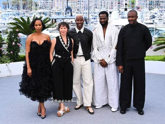 Cannes, 78th Cannes Film Festival 2025 - day 6 - Photocall of the film My Father s Shadow Cannes, 78th Cannes Film Festival 2025 - day 6 - Photocall of the film My Father s Shadow . In the photo Funmbi Ogunbanwo, Rachel Dargarvel, Akinola Davies, ??p?´ Dìrísù and Wale Davies Cannes France France  Copyright: xIPA ABACAx
