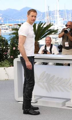 78eme Festival International du Film de Cannes Photocall du film Pillion 78th Cannes Film Festival Photocall with cast of the film Pillion Alexander Skarsgard 444565 2025 05 18 Cannes France  Copyright: xIsabellexVautierx xStarfacex STAR_444565_022