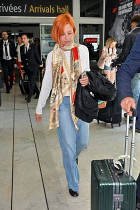 Cannes Natasha St-Pier At Nice Airport JR Natasha St-Pier arriving at Nice airport ahead 78th Cannes Film Festival in Nice, France on May, 18, 2025. Photo by Julien Reynaud APS-Medias ABACAPRESS.COM Nice France  Copyright: xReynaudxJulien APS-Medias ABACAx