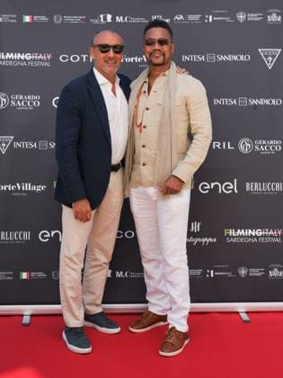 Cannes, 78th Cannes Film Festival 2025 - day 6 - press conference Filming Italy Sardinia - In the photo: Nicola Corigliano, Cuba Gooding Jr.  Copyright: xBarbaraxAmendolax xipa-agency.netx xPoolxVideoxEventsx05x IPA_Agency_IPA57874778
