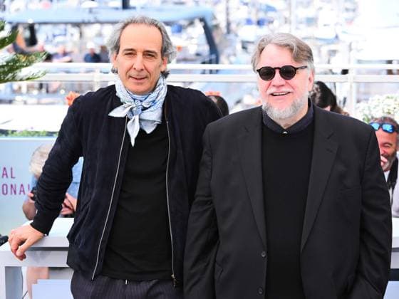 Cannes, France, France: Cannes, 78th Cannes Film Festival 2025 - day 6 - Photocall of the film La Lecon De Musique Alexandre Desplat & Guillermo Del Toro . In the photo Alexandre Desplat & Guillermo Del Toro Cannes France  - ZUMAp169 20250518_zea_p169_797 Copyright: xAlbertoxTerenghix