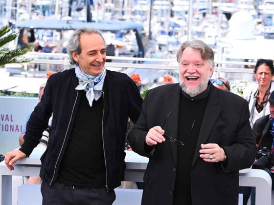 Cannes, France, France: Cannes, 78th Cannes Film Festival 2025 - day 6 - Photocall of the film La Lecon De Musique Alexandre Desplat & Guillermo Del Toro . In the photo Alexandre Desplat & Guillermo Del Toro Cannes France  - ZUMAp169 20250518_zea_p169_803 Copyright: xAlbertoxTerenghix