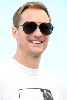 Swedish actor Alexander Skarsgard attends the photo call for Pillion at the 78th Cannes Film Festival in Cannes, France on Sunday May 18, 2025.  CAN20250518142 RUNExHELLESTAD