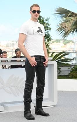 Swedish actor Alexander Skarsgard attends the photo call for Pillion at the 78th Cannes Film Festival in Cannes, France on Sunday May 18, 2025.  CAN20250518143 RUNExHELLESTAD