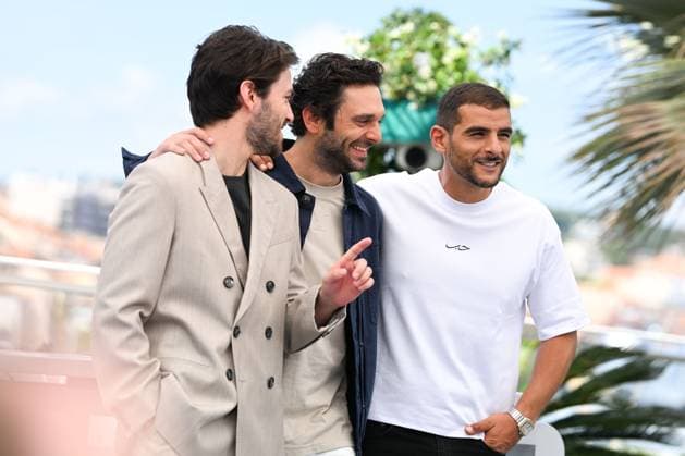 78eme Festival International du Film de Cannes Photocall du film Le Roi Soleil Festival de Cannes 2025 photocall LE ROI SOLEIL Panayotis Pascot, Pio Marmai, Sofiane Zermani 444585 2025 05 18 Cannes France  Copyright: xLionelxGuericolas MPPx STAR_444585_035