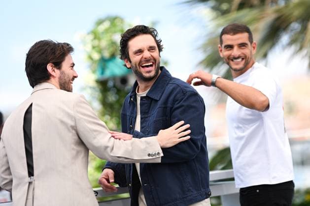78eme Festival International du Film de Cannes Photocall du film Le Roi Soleil Festival de Cannes 2025 photocall LE ROI SOLEIL Panayotis Pascot, Pio Marmai, Sofiane Zermani 444585 2025 05 18 Cannes France  Copyright: xLionelxGuericolas MPPx STAR_444585_036