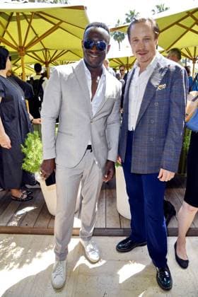 Jerry Kwarteng and Timo Jacobs at the Medienboard reception on 17 05 2025 in Cannes Medienboard reception in Cannes