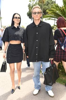 Ruby O Fee and Matthias Schweighoefer at the Medienboard reception on 17 05 2025 in Cannes Medienboard reception in Cannes