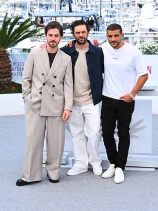 Cannes, 78th Cannes Film Festival 2025 - day 6 - Photocall of the film Le Roi Soleil Cannes, 78th Cannes Film Festival 2025 - day 6 - Photocall of the film Le Roi Soleil . In the photo : Panayotis Pascot, Pio Marmaï, Sofiane Zermani Cannes France France  Copyright: xIPA ABACAx