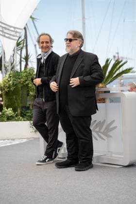 La Lecon De Musique Alexandre Desplat & Guillermo Del Toro Photocall - The 78th Annual Cannes Film Festival Alexandre Desplat and Guillermo del Toro pose during the La Lecon De Musique Alexandre Desplat & Guillermo Del Toro photocall at the 78th annual Cannes Film Festival at Palais des Festivals in Cannes, France, on May 18, 2025. Cannes France  Copyright: xLucaxCarlinox originalFilename: carlino-notitle250518_nphTh.jpg