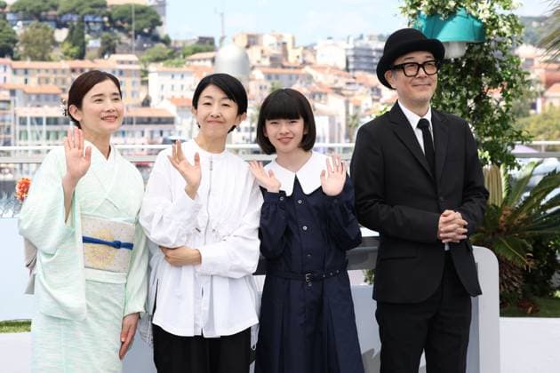 Renoir photocall in Cannes Hikari Ishida, director Chie Hayakawa, Yui Suzuki and Lily Franky duriung the Renoir photocall, 78th Cannes Film Festival, France on 18 May 2025. CAP GOL GOL Cannes CÃ te d Azur France Copyright: xRickxGold CapitalxPicturesx