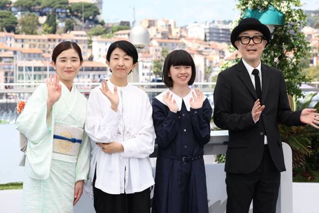 Renoir photocall in Cannes Hikari Ishida, director Chie Hayakawa, Yui Suzuki and Lily Franky duriung the Renoir photocall, 78th Cannes Film Festival, France on 18 May 2025. CAP GOL GOL Cannes CÃ te d Azur France Copyright: xRickxGold CapitalxPicturesx