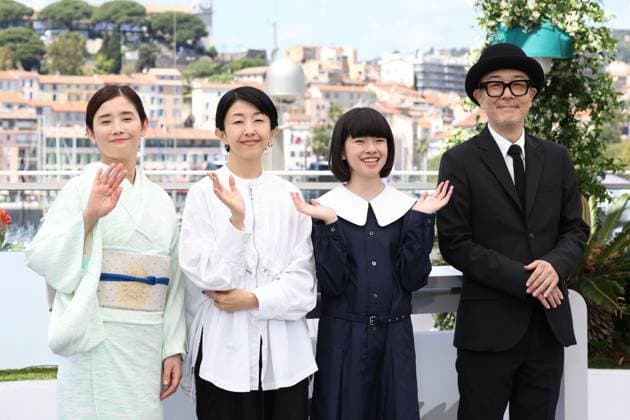 Renoir photocall in Cannes Hikari Ishida, director Chie Hayakawa, Yui Suzuki and Lily Franky duriung the Renoir photocall, 78th Cannes Film Festival, France on 18 May 2025. CAP GOL GOL Cannes CÃ te d Azur France Copyright: xRickxGold CapitalxPicturesx