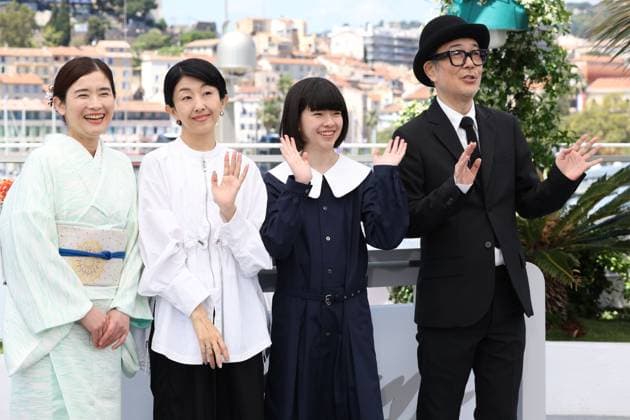 Renoir photocall in Cannes Hikari Ishida, director Chie Hayakawa, Yui Suzuki and Lily Franky duriung the Renoir photocall, 78th Cannes Film Festival, France on 18 May 2025. CAP GOL GOL Cannes CÃ te d Azur France Copyright: xRickxGold CapitalxPicturesx