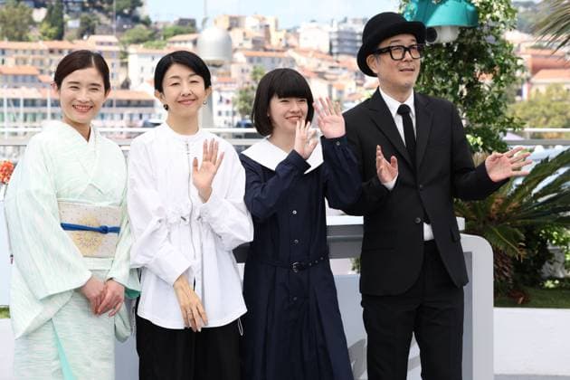 Renoir photocall in Cannes Hikari Ishida, director Chie Hayakawa, Yui Suzuki and Lily Franky duriung the Renoir photocall, 78th Cannes Film Festival, France on 18 May 2025. CAP GOL GOL Cannes CÃ te d Azur France Copyright: xRickxGold CapitalxPicturesx