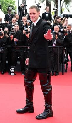 Swedish actor Alexander Skarsgard attends the premiere of The Phoenician Scheme at the 78th Cannes Film Festival in Cannes, France on Sunday May 18, 2025.  CAN20250518180 RUNExHELLESTAD