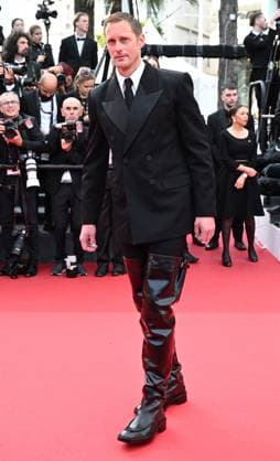 Swedish actor Alexander Skarsgard attends the premiere of The Phoenician Scheme at the 78th Cannes Film Festival in Cannes, France on Sunday May 18, 2025.  CAN20250518181 RUNExHELLESTAD