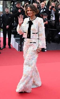American actress Halle Berry attends the premiere of The Phoenician Scheme at the 78th Cannes Film Festival in Cannes, France on Sunday May 18, 2025.  CAN20250518175 RUNExHELLESTAD