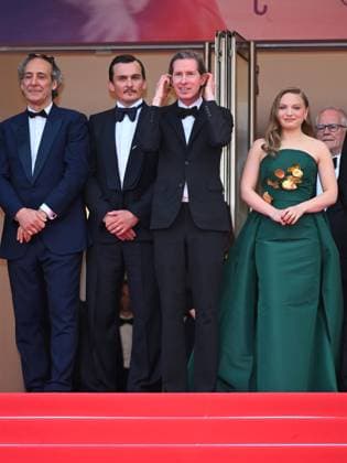 Cannes, France: Cannes, 78th Cannes Film Festival 2025 - evening 6 - Red Carpet of the film The Phoenician Scheme In the photo: Alexandre Desplat, Rupert Friend, Wes Anderson, Mia Threapleton Cannes France  - ZUMAp169 20250518_zea_p169_1969 Copyright: xTerenghi Ipax