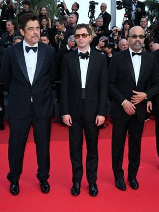 Cannes, 78th Cannes Film Festival 2025 - evening 6 - Red Carpet of the film The Phoenician Scheme In the photo: Benicio del Toro, Michael Cera, Jeffrey Wright  Copyright: xTerenghi Ipax xipa-agency.netx xPoolxPhotoxEventsx05x IPA_Agency_IPA57892791