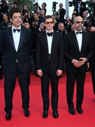 Cannes, 78th Cannes Film Festival 2025 - evening 6 - Red Carpet of the film The Phoenician Scheme In the photo: Benicio del Toro, Michael Cera, Jeffrey Wright  Copyright: xTerenghi Ipax xipa-agency.netx xPoolxPhotoxEventsx05x IPA_Agency_IPA57892793