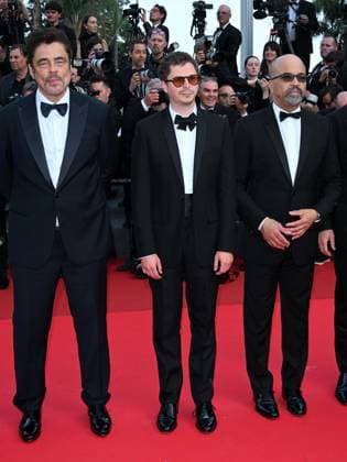 Cannes, 78th Cannes Film Festival 2025 - evening 6 - Red Carpet of the film The Phoenician Scheme In the photo: Benicio del Toro, Michael Cera, Jeffrey Wright  Copyright: xTerenghi Ipax xipa-agency.netx xPoolxPhotoxEventsx05x IPA_Agency_IPA57892795