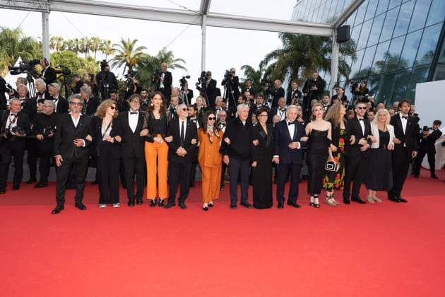 B Montée des marches du film The Phoenician Scheme lors du 78ème Festival International du Film de Cannes Radu Mihaileanu, guest, Claude Lelouch, Rachida Dati, Constantin Costa Gavras, guest Montée des marches du film The Phoenician Scheme lors du 78ème Festival International du Film de Cannes, au Palais des Festivals à Cannes On may 18th 2025 Olivier Borde Bestimage Red carpet for the movie The Phoenician Scheme during the 78th Cannes International Film Festival at the Palais des Festivals in Cannes, France On may 18th 2025 Cannes France  Copyright: xOLIVIERxBORDEx xBESTIMAGExOLIVIERxBORDEx xBESTIMAGEx