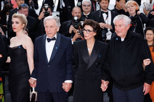 M Montée des marches du film The Phoenician Scheme lors du 78ème Festival International du Film de Cannes Guest, Constantin Costa Gavras, Rachida Dati, Claude Lelouch Montée des marches du film The Phoenician Scheme lors du 78ème Festival International du Film de Cannes, au Palais des Festivals à Cannes Le 18 mai 2025 Jacovides Moreau Bestimage Red carpet for the movie The Phoenician Scheme during the 78th Cannes International Film Festival at the Palais des Festivals in Cannes, France On may 18th 2025 Cannes France  Copyright: xJACOVIDES-MOREAUx xBESTIMAGExJACOVIDES-MOREAUx xBESTIMAGEx