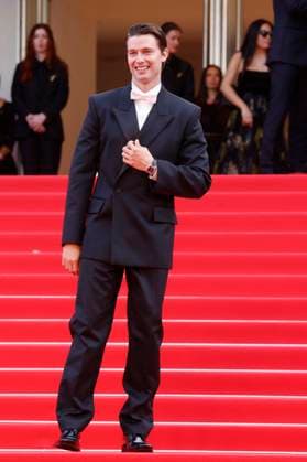 Patrick Schwarzenegger at the premiere of the feature film The Phoenician Scheme The Phoenician Masterstroke at the Festival de Cannes 2025 78 Cannes International Film Festival at the Palais des Festivals Cannes, 18 05 2025 Foto:xD.xBedrosianx xFuturexImagex phoenician_5507