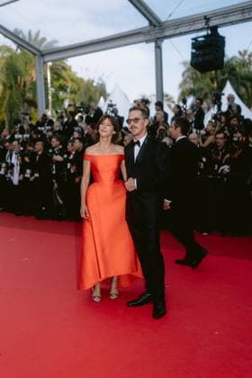 Internationale Filmfestspiele von Cannes, The Phoenician Scheme Premiere 78eme Festival International du Film de Cannes Montée des marches du film The Phoenician Theme 78th International Cannes Film Festival Red carpet for The Phoenician Theme Movie 444610 2025 05 18 Alpes Maritimes Cannes France Cumberbatch, Benedict Hunter, Sophie  Copyright: xTerencexBaelenx STAR_444610_142