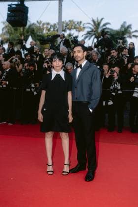 Internationale Filmfestspiele von Cannes, The Phoenician Scheme Premiere 78eme Festival International du Film de Cannes Montée des marches du film The Phoenician Theme 78th International Cannes Film Festival Red carpet for The Phoenician Theme Movie 444610 2025 05 18 Alpes Maritimes Cannes France Ahmed, Riz Farheen Mirza, Fatima  Copyright: xTerencexBaelenx STAR_444610_147