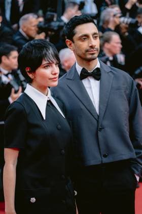 Internationale Filmfestspiele von Cannes, The Phoenician Scheme Premiere 78eme Festival International du Film de Cannes Montée des marches du film The Phoenician Theme 78th International Cannes Film Festival Red carpet for The Phoenician Theme Movie 444610 2025 05 18 Alpes Maritimes Cannes France Ahmed, Riz Farheen Mirza, Fatima  Copyright: xTerencexBaelenx STAR_444610_148
