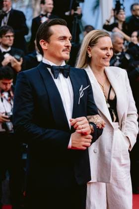 Internationale Filmfestspiele von Cannes, The Phoenician Scheme Premiere 78eme Festival International du Film de Cannes Montée des marches du film The Phoenician Theme 78th International Cannes Film Festival Red carpet for The Phoenician Theme Movie 444610 2025 05 18 Alpes Maritimes Cannes France Friend, Rupert Mullins, Aimee  Copyright: xTerencexBaelenx STAR_444610_154