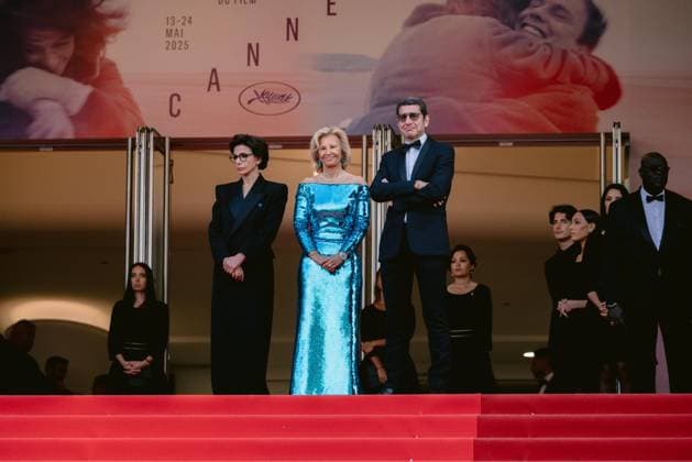 Internationale Filmfestspiele von Cannes, The Phoenician Scheme Premiere 78eme Festival International du Film de Cannes Montée des marches du film The Phoenician Theme 78th International Cannes Film Festival Red carpet for The Phoenician Theme Movie 444610 2025 05 18 Alpes Maritimes Cannes France  Copyright: xTerencexBaelenx STAR_444610_171