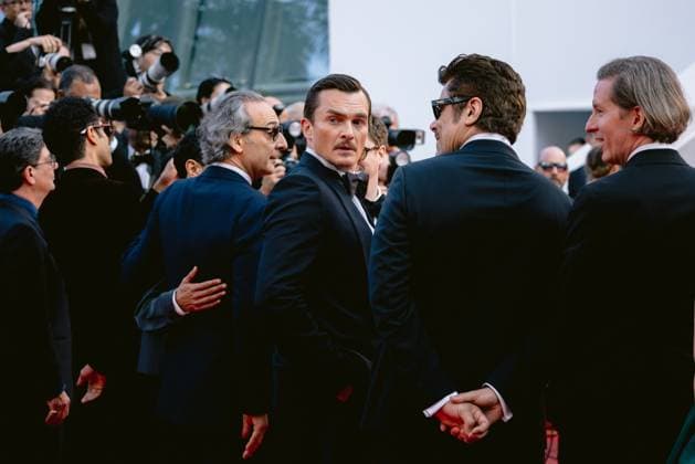 Internationale Filmfestspiele von Cannes, The Phoenician Scheme Premiere 78eme Festival International du Film de Cannes Montée des marches du film The Phoenician Theme 78th International Cannes Film Festival Red carpet for The Phoenician Theme Movie 444610 2025 05 18 Alpes Maritimes Cannes France Friend, Rupert  Copyright: xTerencexBaelenx STAR_444610_197